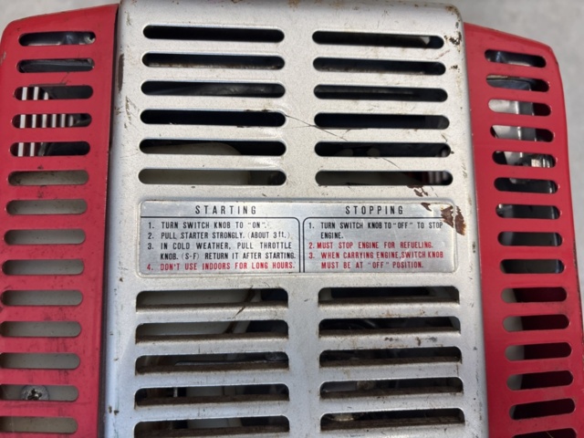 1135610-6 Elverk Honda 60-tal (Reparationsobjekt)