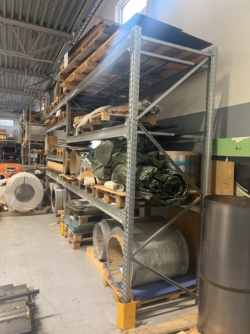 1278136-2 Lager med plåt, plåtband, aluminium, kärnmaterial m.m