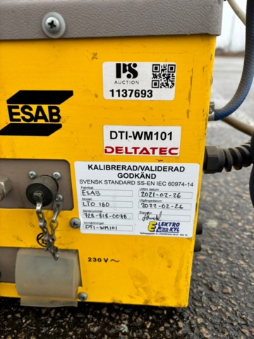 1137693-8 Orbital welder ESAB Mechtig 160
