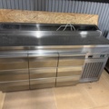 1199134-2 Refrigerated counter with cooling trough