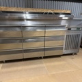 1199134-3 Refrigerated counter with cooling trough