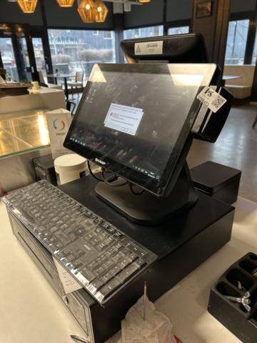 1286423-2 Sharp cash register system with equipment