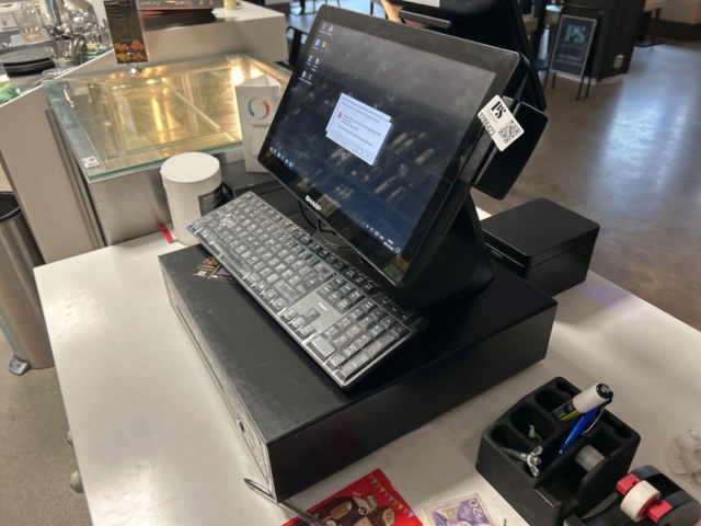 1286423-9 Sharp cash register system with equipment
