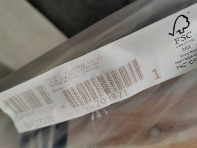 1314793-15 Förrådsdörr Jeld-Wen Vänsterhängd