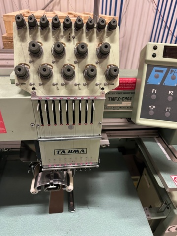 1284836-6 Embroidery machine Tajima TMFX-C904-S -1995