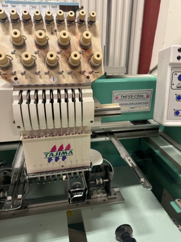 Embroidery machine Tajima TMFX II - C906-S - PS Auction - We