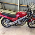 1286463-3 Motorcycle Honda NTV 650 REVERE -1990 (Repair object)