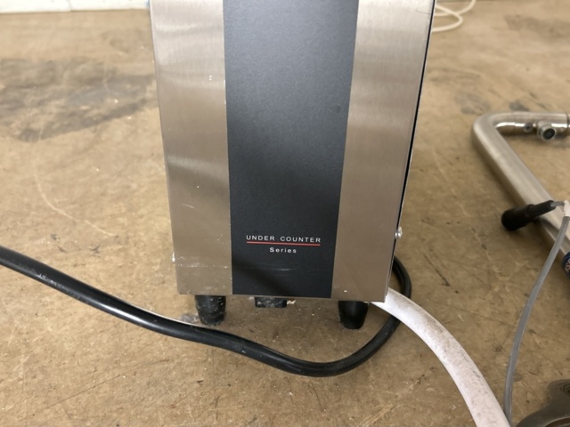 1249405-16 Espresso machine with steam wand and hot water unit - La Marzocco Modbar with Marco Ecosmart UC4