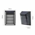 1318124-3 6 pcs Wall-mounted Solar LED Lights - Free shipping
