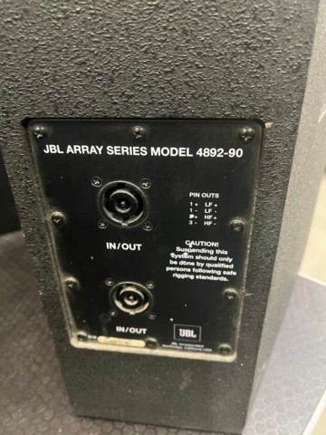 1310431-4 JBL Array Series Model 4892-90 2pcs
