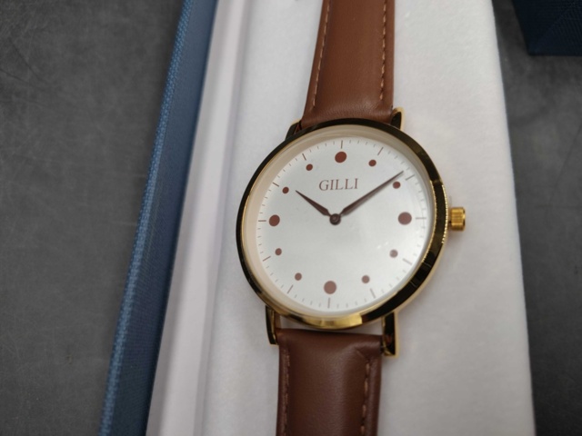 1319506-9 Watch 2 pcs Gilli, black and brown, men's - Shipping included