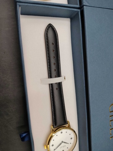 1319605-7 Watch 2 pcs Gilli, black and brown, men's