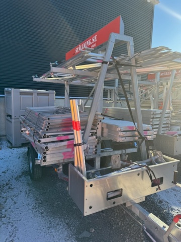 1286482-1 Ställningstrailer med Altrad villapaket 3 - Tysse 1300kg -2023