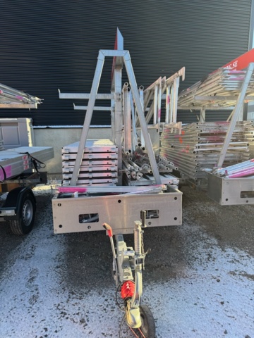1286483-3 Ställningstrailer med Altrad villapaket 3 - Tysse 1300kg -2023