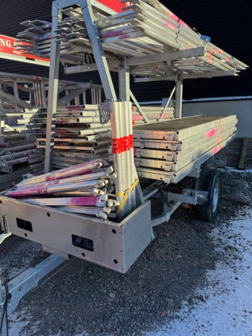 1286484-2 Ställningstrailer med Altrad villapaket 3 - Tysse 1300kg -2023
