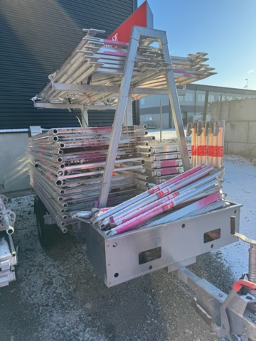 1286484-1 Ställningstrailer med Altrad villapaket 3 - Tysse 1300kg -2023