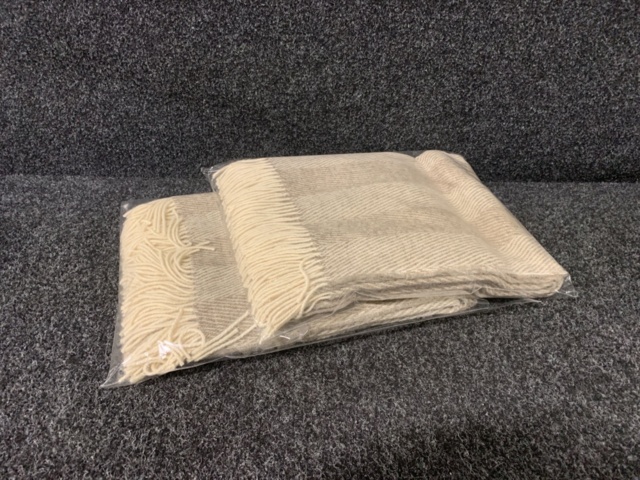 1320868-2 2 st Ullplädar Mel Simply Alaska, 140x200 cm