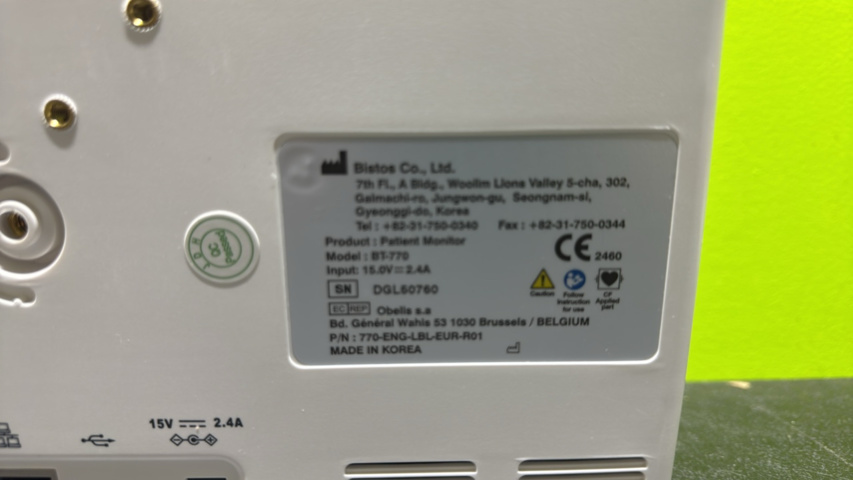 1323133-10 Bisto's Patient Monitors BT-770