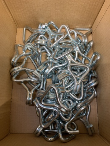 1323545-4 Approx. 50 pcs Double hooks 50mm