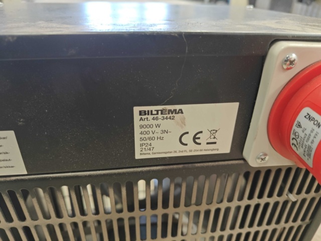 1130541-4 Fan heater 9000W - Biltema Aerotemp (Art. no. 46-3442)