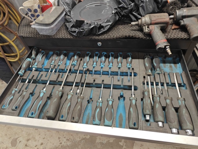 1130545-3 Tool trolleys 2 pcs with various tools, bits and more - ProMeister