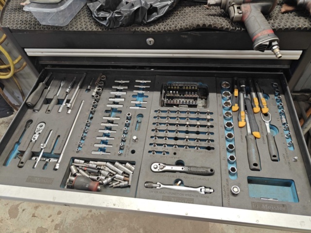 1130545-4 Tool trolleys 2 pcs with various tools, bits and more - ProMeister