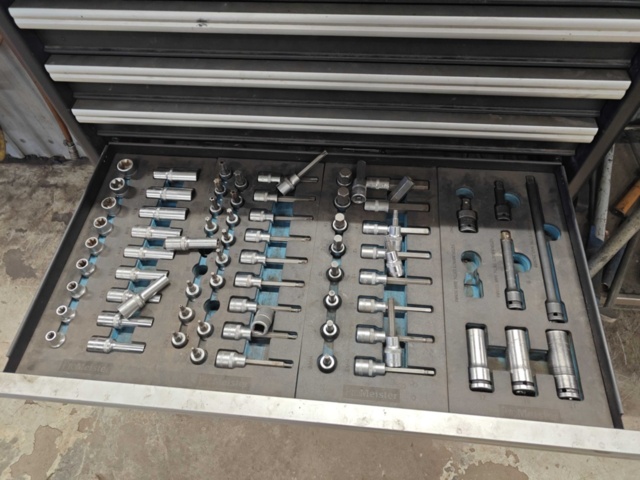 1130545-7 Tool trolleys 2 pcs with various tools, bits and more - ProMeister