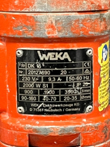 1323973-3 Core drilling machine WEKA DK 16