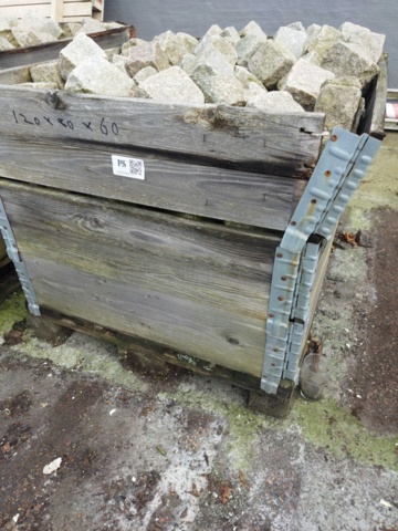 1322283-3 Paving stones, approx. 400-450 pcs. Granite, Cube-shaped paving stones