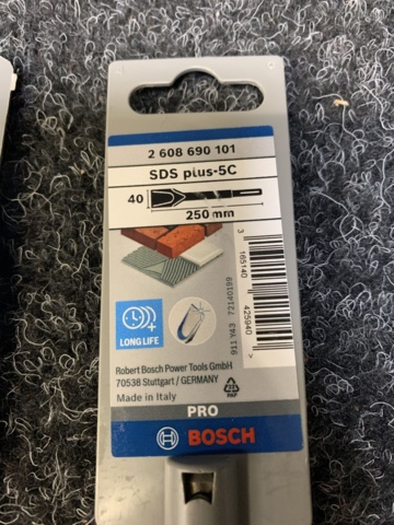 1324391-5 Tile chisel, Point chisel, Flat chisel & Flat chisel Bosch