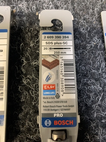 1324391-6 Tile chisel, Point chisel, Flat chisel & Flat chisel Bosch