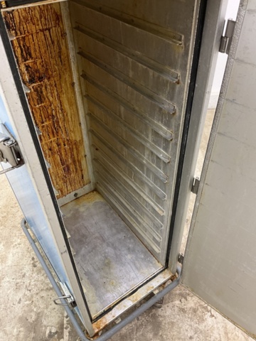 1198123-6 Warming cabinet on wheels