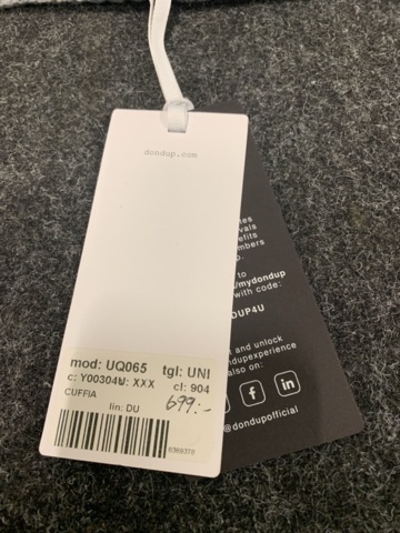 1324936-4 Mössa Dondup, Strl Onesize