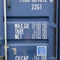 1225926-2 Container 20 fot med innehåll -2019