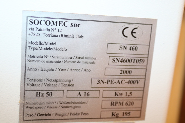 1300445-9 Bandsaw Socomec SN460