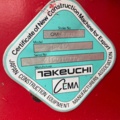 1316340-16 Crawler excavator Takeuchi TB 216