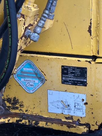 1316343-9 Crawler excavator Komatsu PC 138US