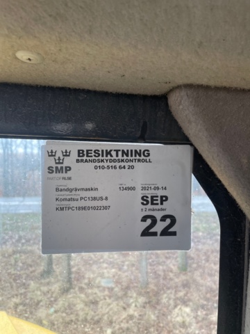1316343-12 Crawler excavator Komatsu PC 138US
