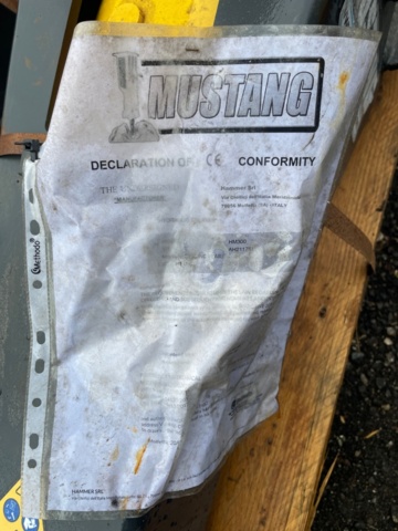 1316357-2 Hydraulic hammer Mustang HM 300, new