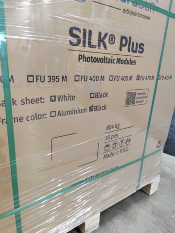 1325102-7 36 st Solpaneler FuturaSun FU410M Silk Plus Svart Ram 410W