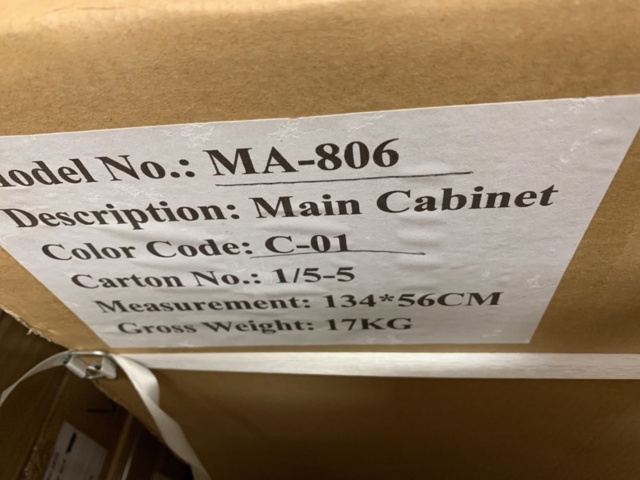 1326099-11 Washbasin cabinet with mirror