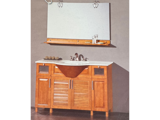 1326167-1 Washbasin chest of drawers with mirror