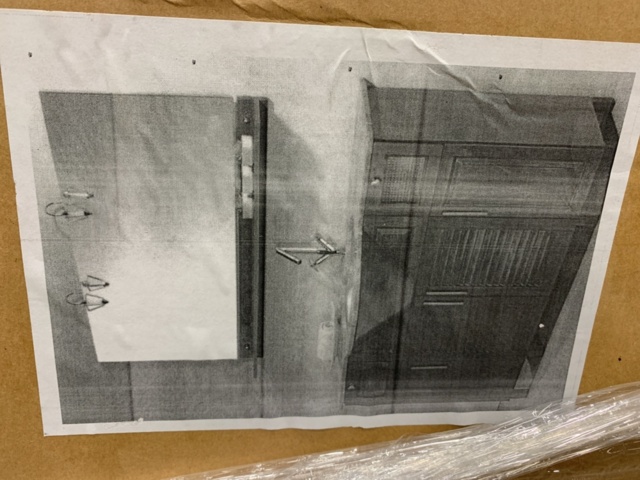 1326167-3 Washbasin chest of drawers with mirror