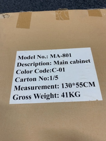 1326167-4 Washbasin chest of drawers with mirror