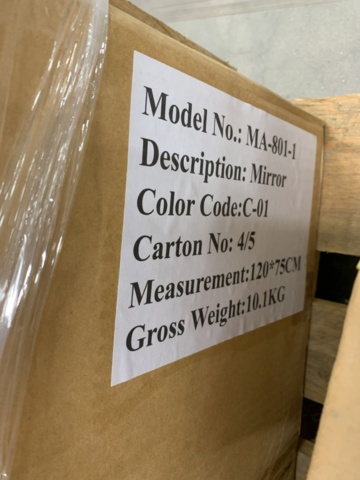 1326167-8 Washbasin chest of drawers with mirror