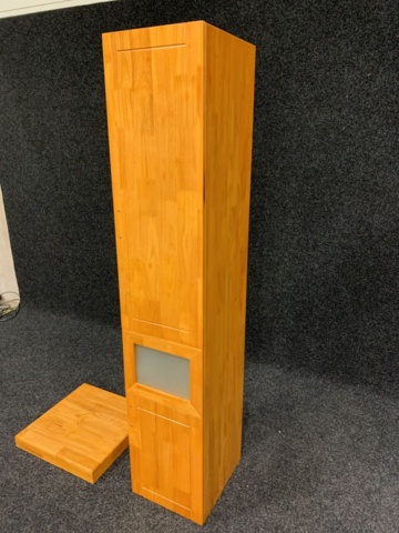 1326173-2 Natural revolving wardrobe