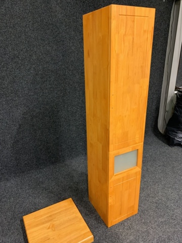 1326173-3 Natural revolving wardrobe