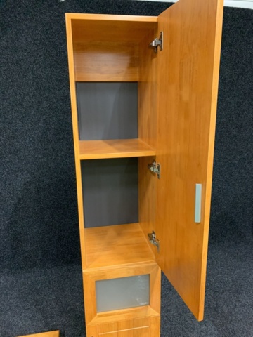 1326173-4 Natural revolving wardrobe