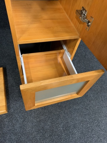 1326173-5 Natural revolving wardrobe