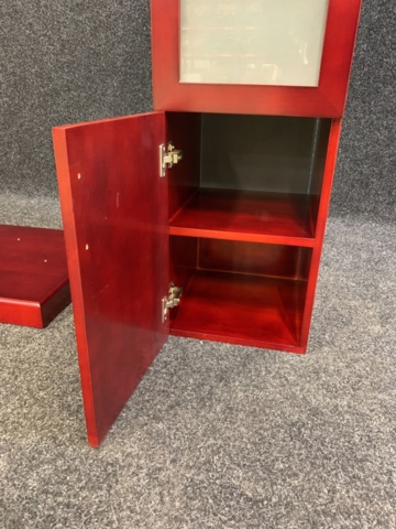 1326183-10 Snurrgarderob mörk Cherry